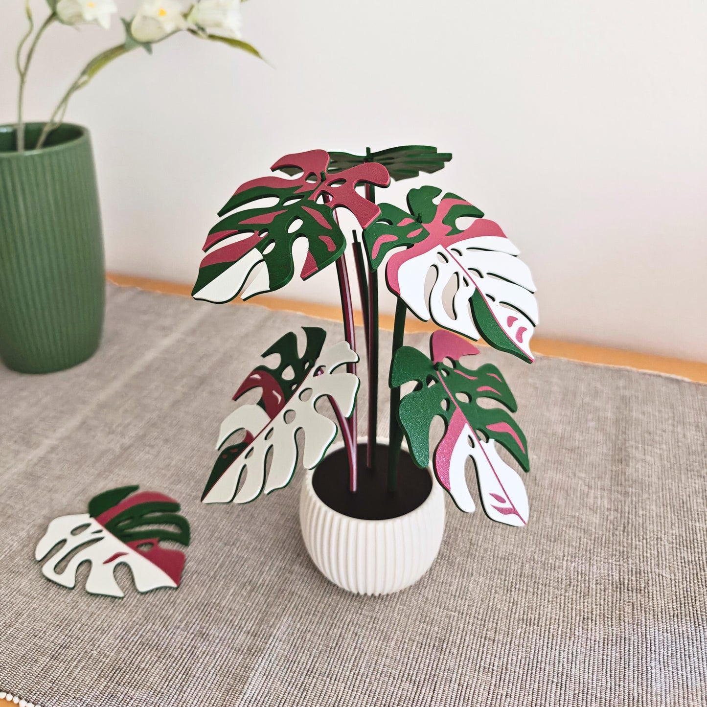 Set podmetača Monstera - listovi s rupicama