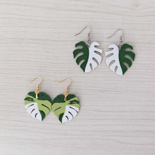 Naušnice Monstera