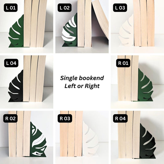 Monstera Bookends, Gift for Book Lovers, Monstera Deliciosa, Monstera Leaf, Monstera Book end, Book display shelf organizer, 3D printed Gift