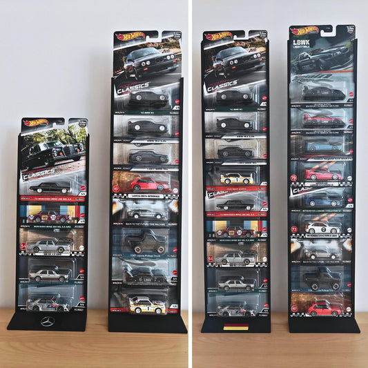 Hot Wheels Premium Wall Mount or Stand, Fits 5, 10, or 20 Premium Cars, Modular & Expandable Organizer