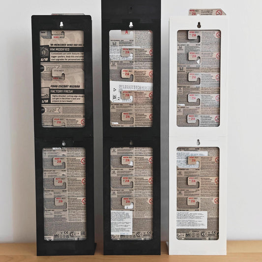 Hot Wheels Mainline Wall Mount or Stand, Fits 5, 10, or 20 Mainline Cars, Modular & Expandable Organizer