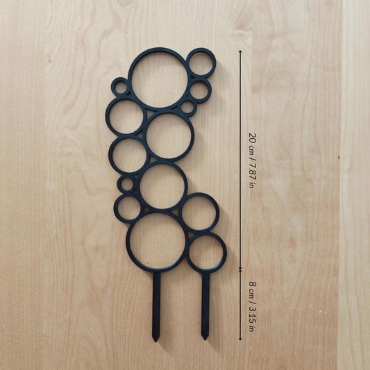 Extra Tall Extendable Trellis, Modular Circles Plant Support for Indoor Climbing Plants, 3d Printed Plant Bubble Grid