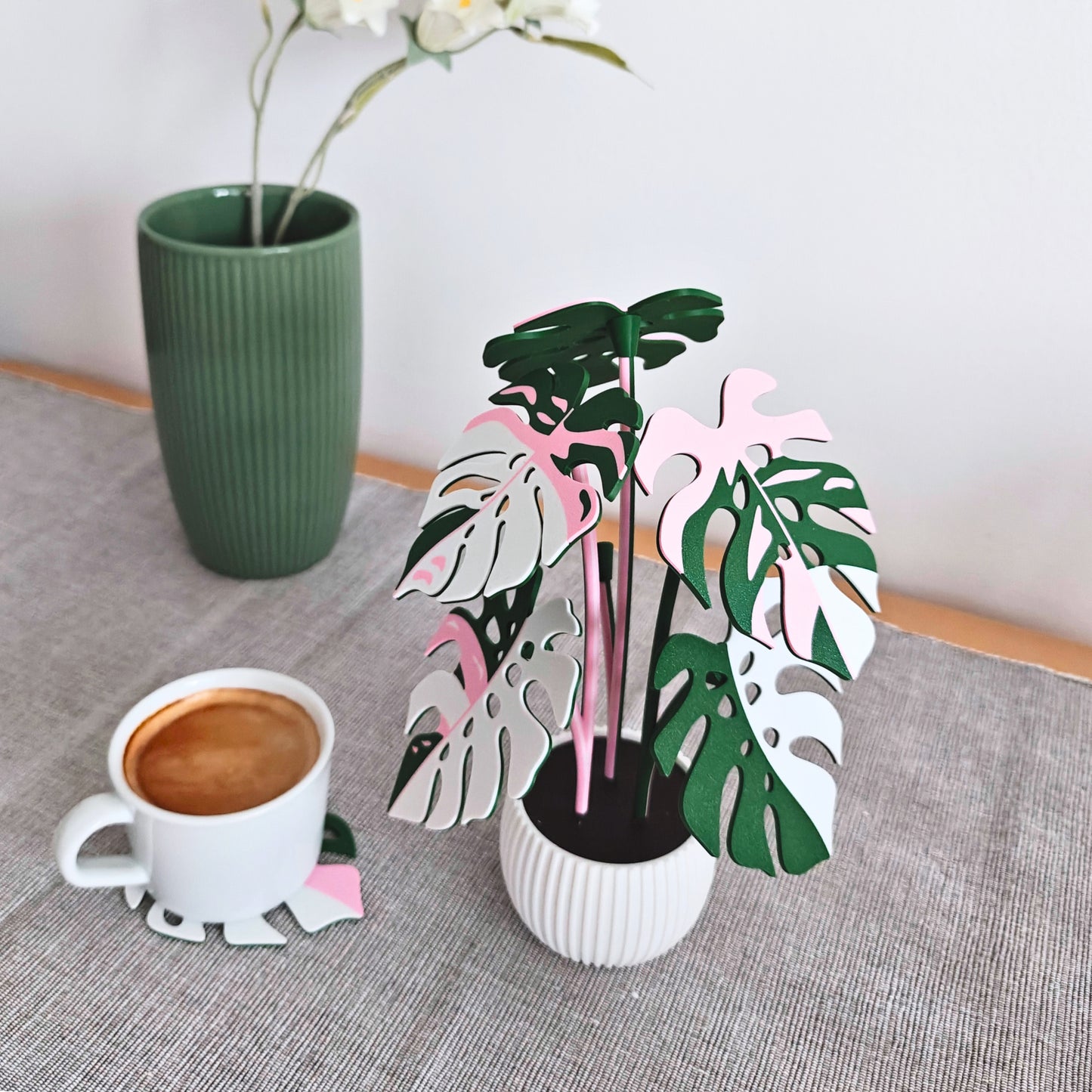 Set podmetača Monstera - listovi s rupicama