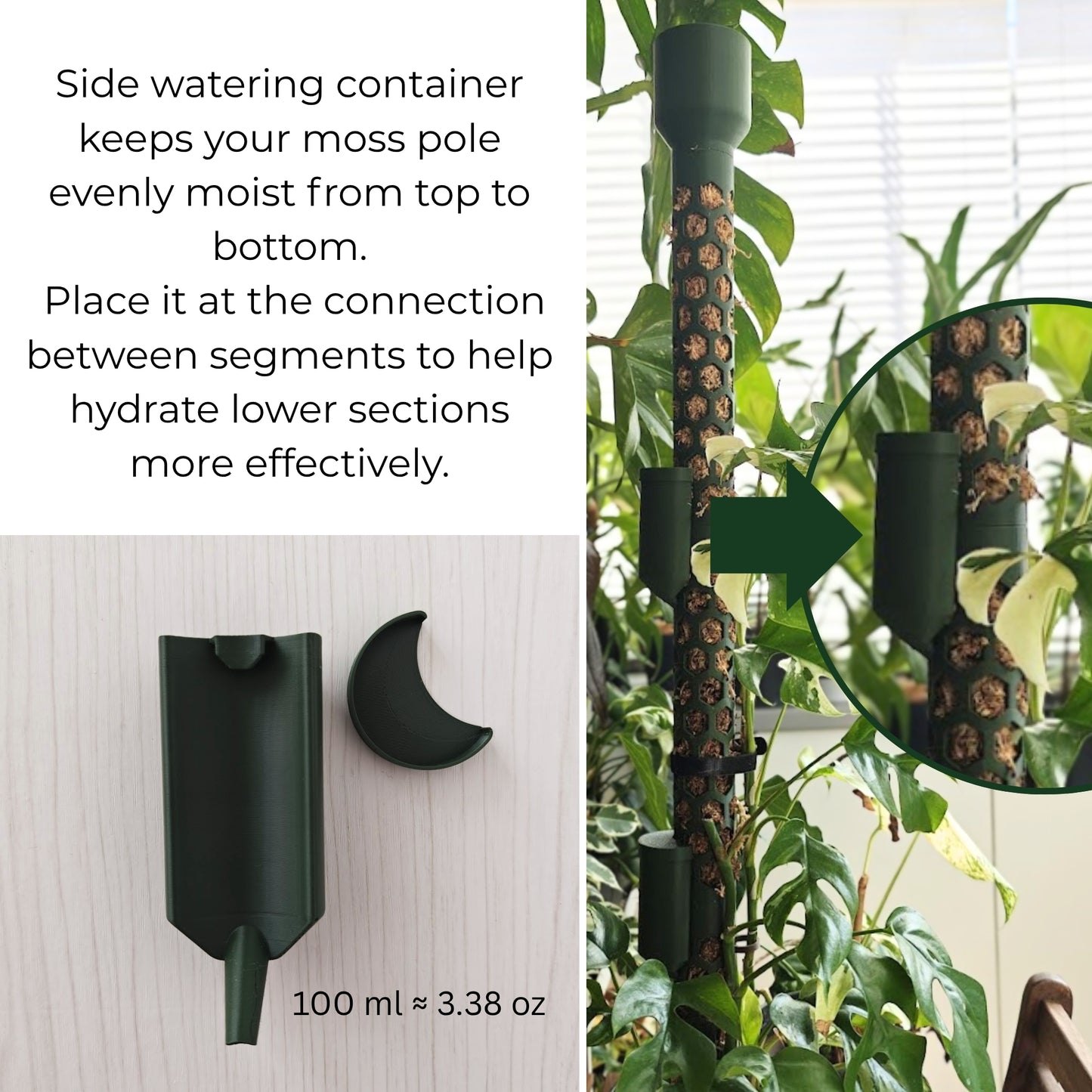 Modularna potpora za biljke - moss pole Ø 4 cm