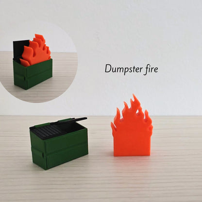 Minijaturni kontejner za otpad 1:64