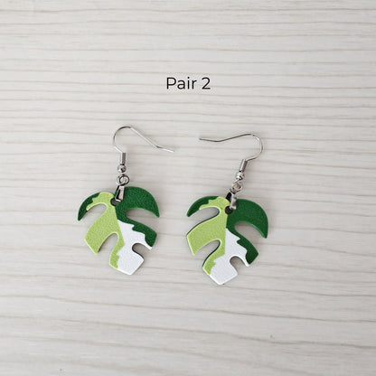 Naušnice Monstera Minima, Raphidaphora Tetrasperma