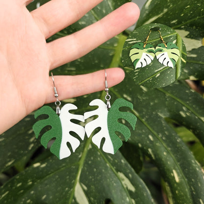 Naušnice Monstera