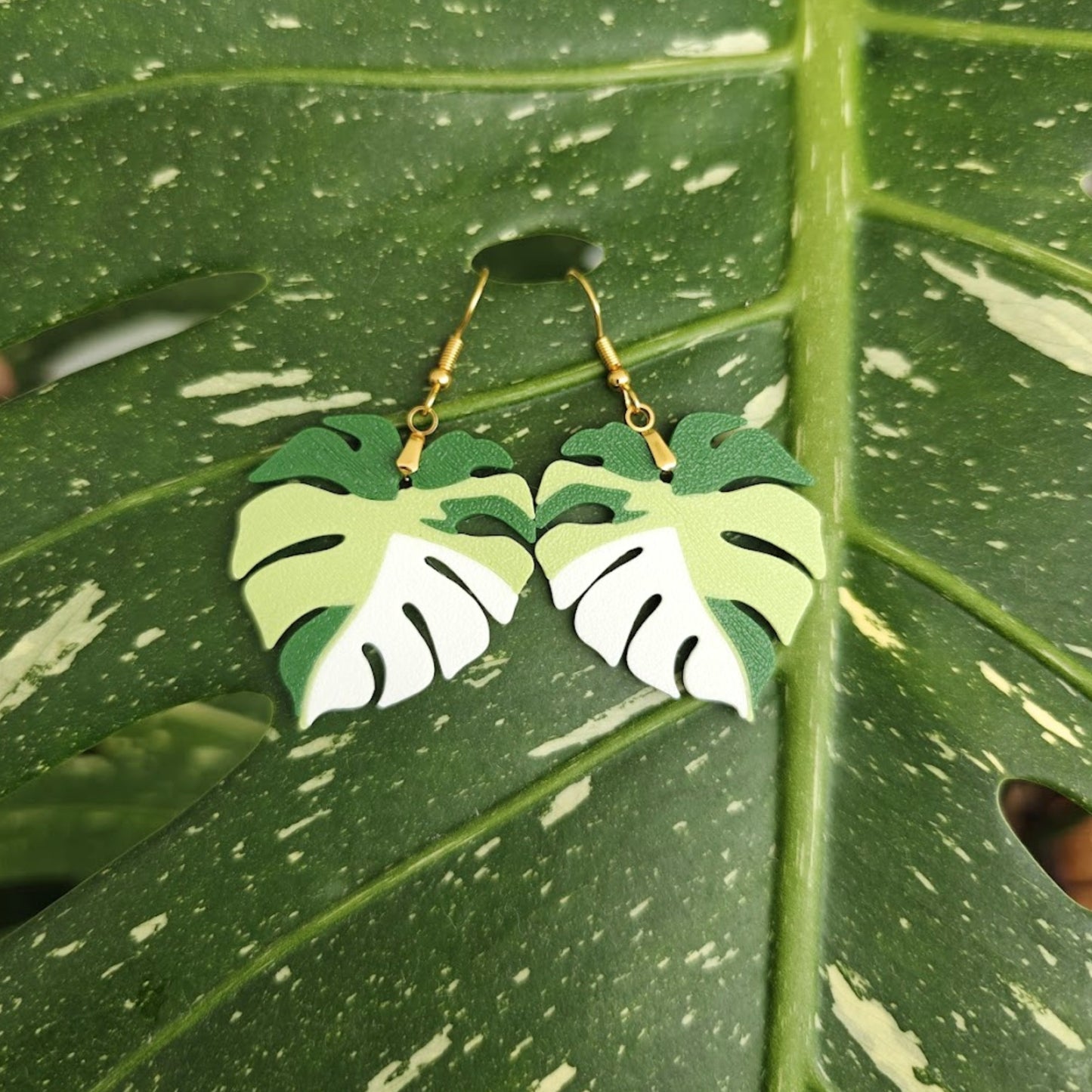 Naušnice Monstera