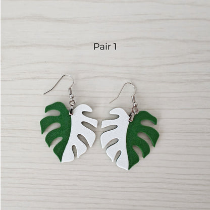 Naušnice Monstera