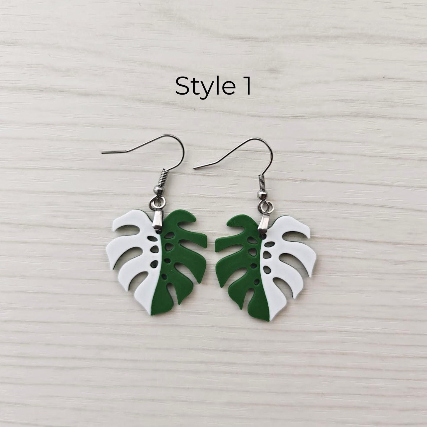 Naušnice Monstera, listovi s rupicama
