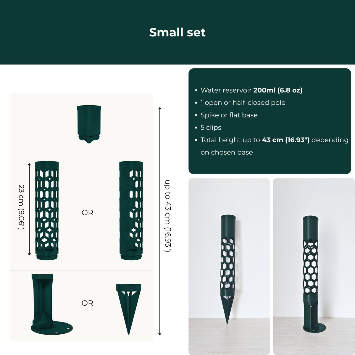 Modularna potpora za biljke - moss pole Ø 6 cm