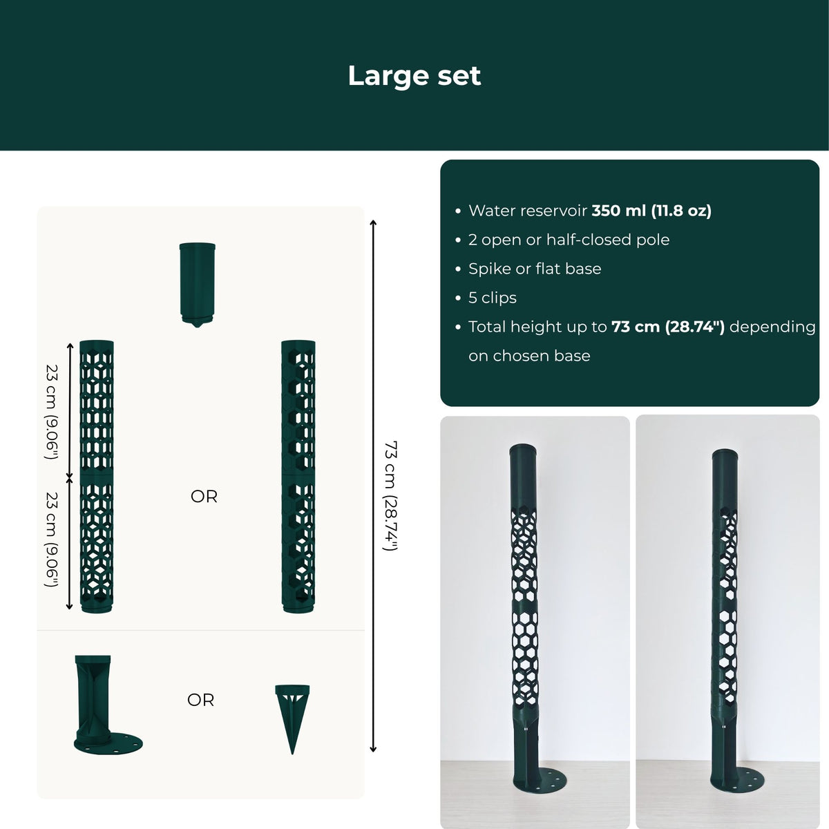 Modularna potpora za biljke - moss pole Ø 6 cm