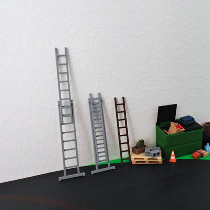 Minijaturne ljestve na izvlačenje u mjerilu 1/64