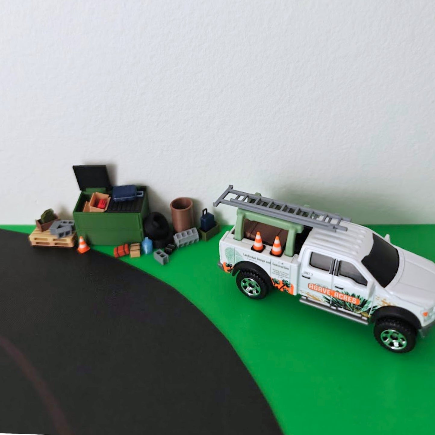 Minijaturne ljestve na izvlačenje u mjerilu 1/64