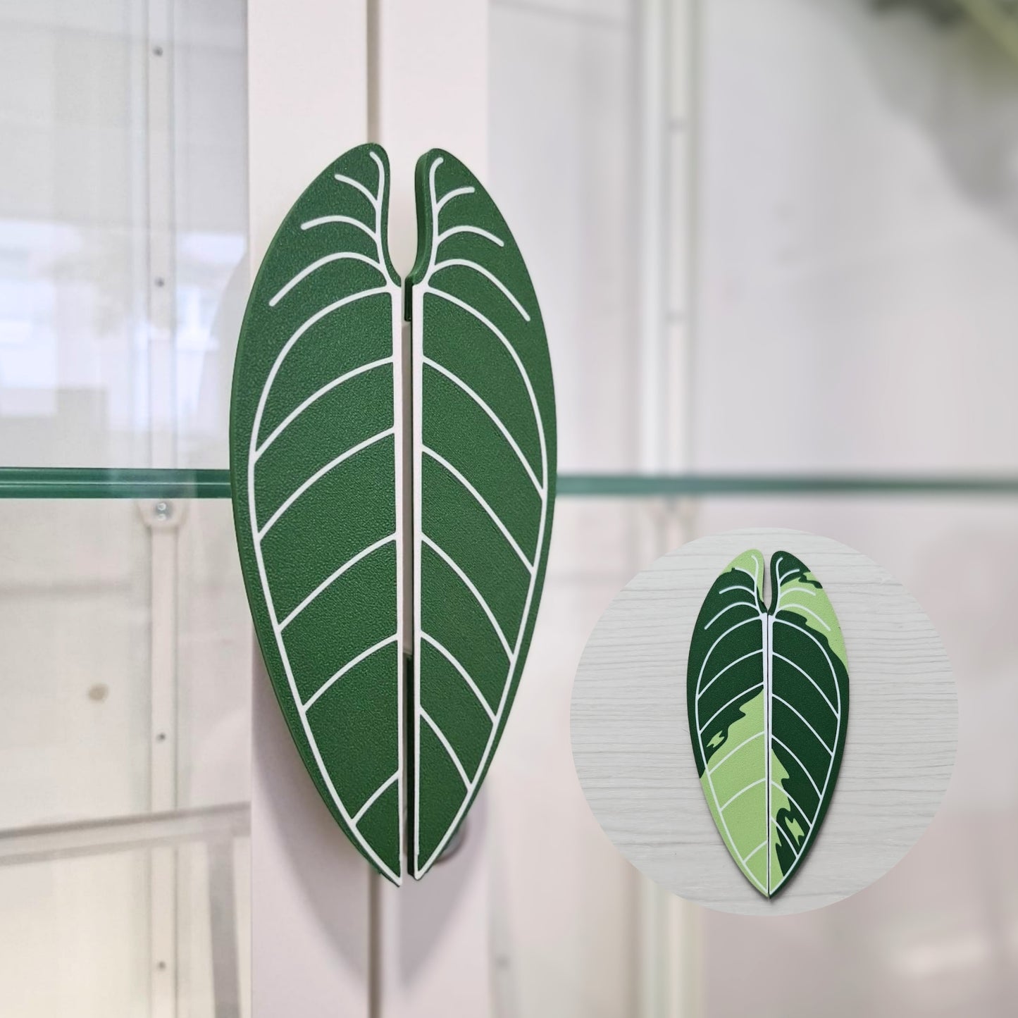 Anthurium Waro ručke za IKEA MILSBO ili RUDSTA vitrinu