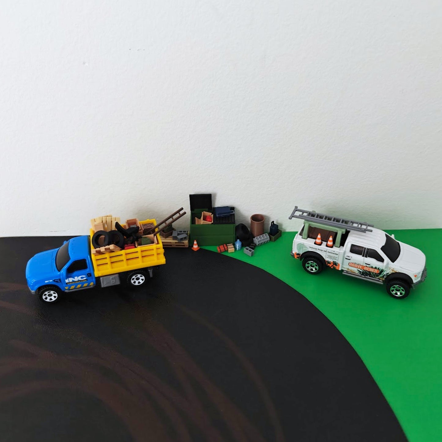 Minijaturne ljestve na izvlačenje u mjerilu 1/64