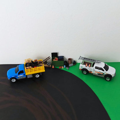 Minijaturne ljestve na izvlačenje u mjerilu 1/64