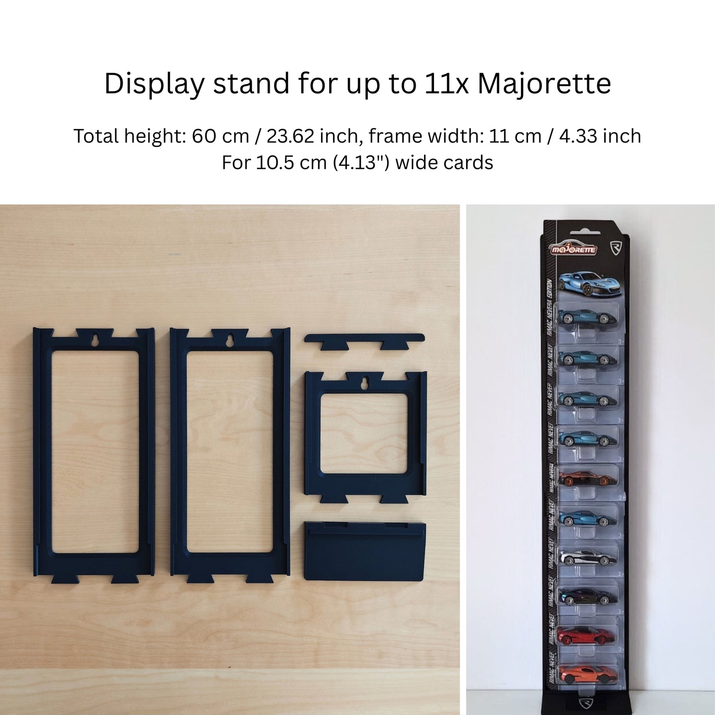 Zidni nosač ili stalak za Majorette autiće