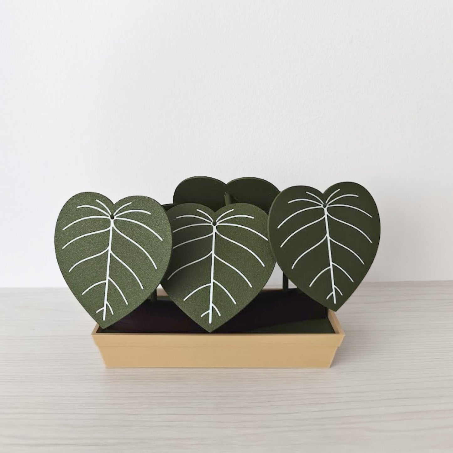 Set podmetača Philodendron s posudicom za pohranu