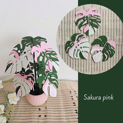 Set podmetača Monstera - listovi s rupicama