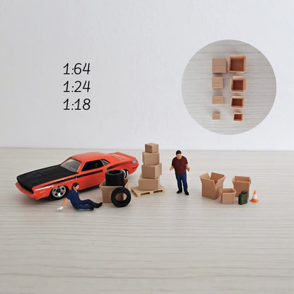 Minijaturne kutije u mjerilu 1/64, 1/24 i 1/18