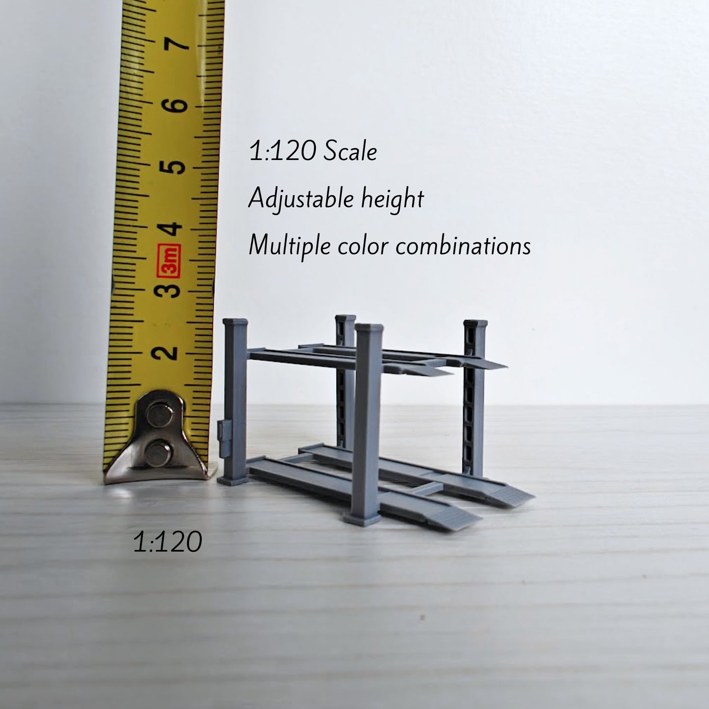 Auto dizalica s podesivom visinom u mjerilu 1/64, 1/100, 1/120
