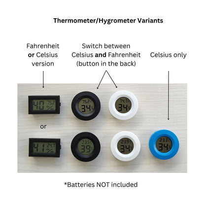 Termometar i higrometar – magnetski nosač u obliku kapljice ili lista