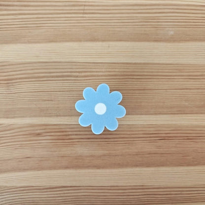 Blue Flower Handles for Drawer or Door, Cabinet Pull, Door knob, Floral Design, 3d print