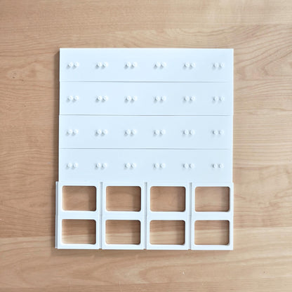 Grid Inserts for IKEA Sannahed Frame, Lego Figurine Display Organizer, 3D printed Inlay
