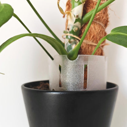 Plant Pot Extender for Anthuriums and Aroids, Stackable, Adjustable Extension for Moss or Soil, 3d print