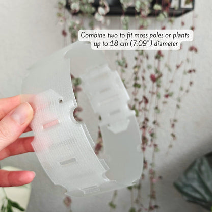 Plant Pot Extender for Anthuriums and Aroids, Stackable, Adjustable Extension for Moss or Soil, 3d print