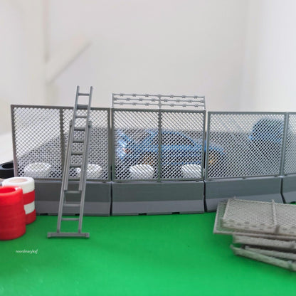 Miniature Extendable Ladder, 1:64 Scale Garage or Pit Crew Accessory, Diorama Race Track, Model Scenes, Crafts, Hobby Projects, 3D print