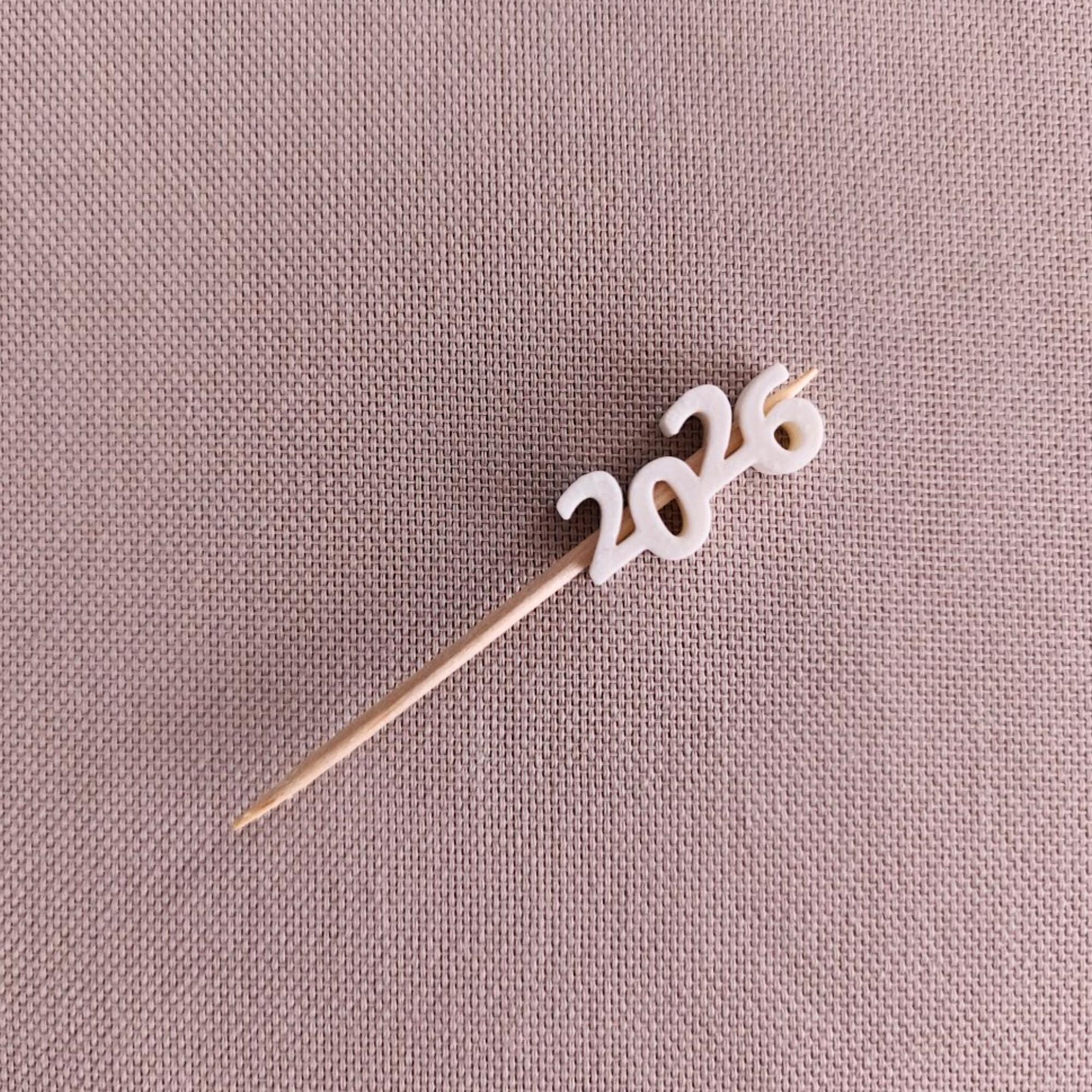 2026 Toothpick Toppers, New Year Cocktail Picks, Cupcake & Party Decorations