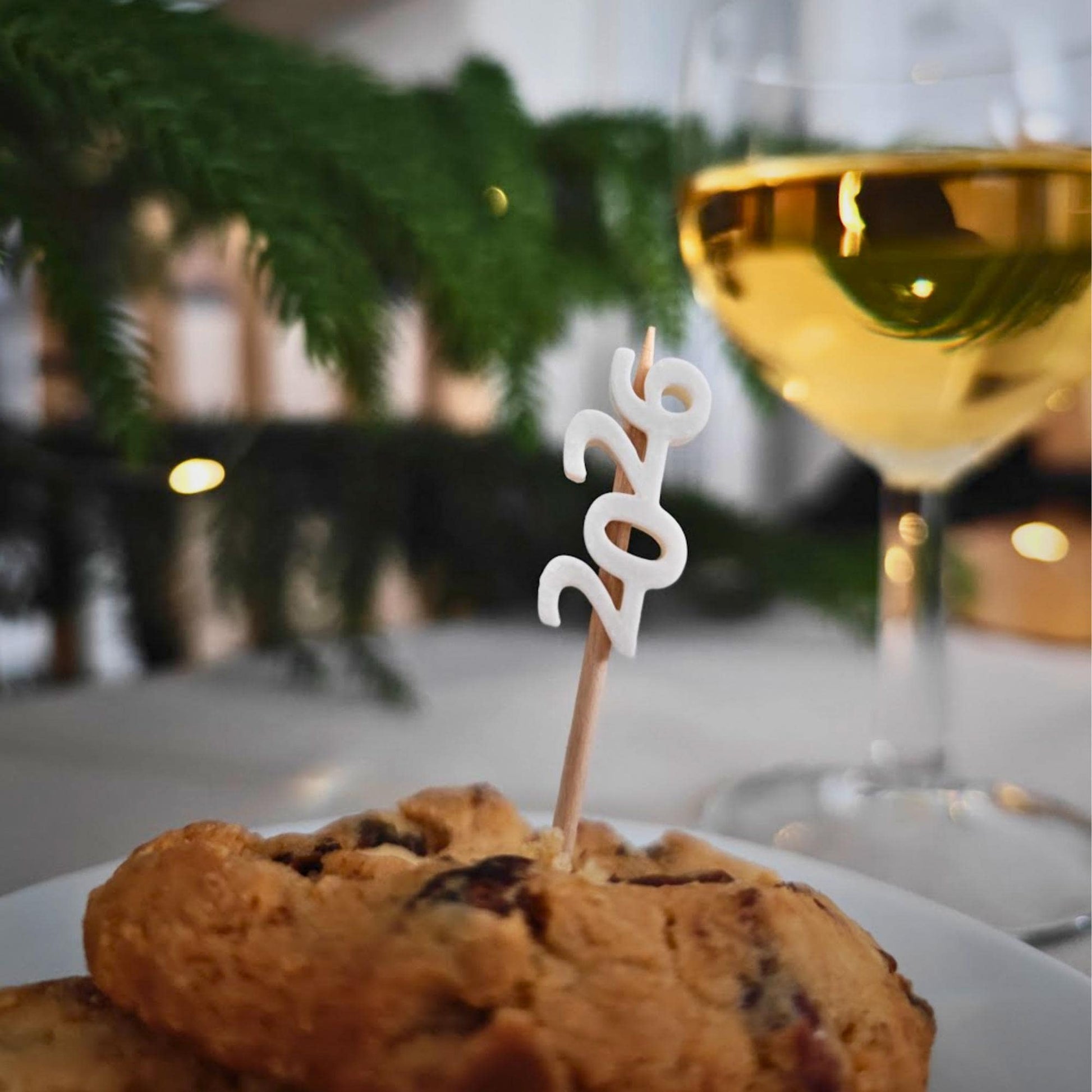 2026 Toothpick Toppers, New Year Cocktail Picks, Cupcake & Party Decorations