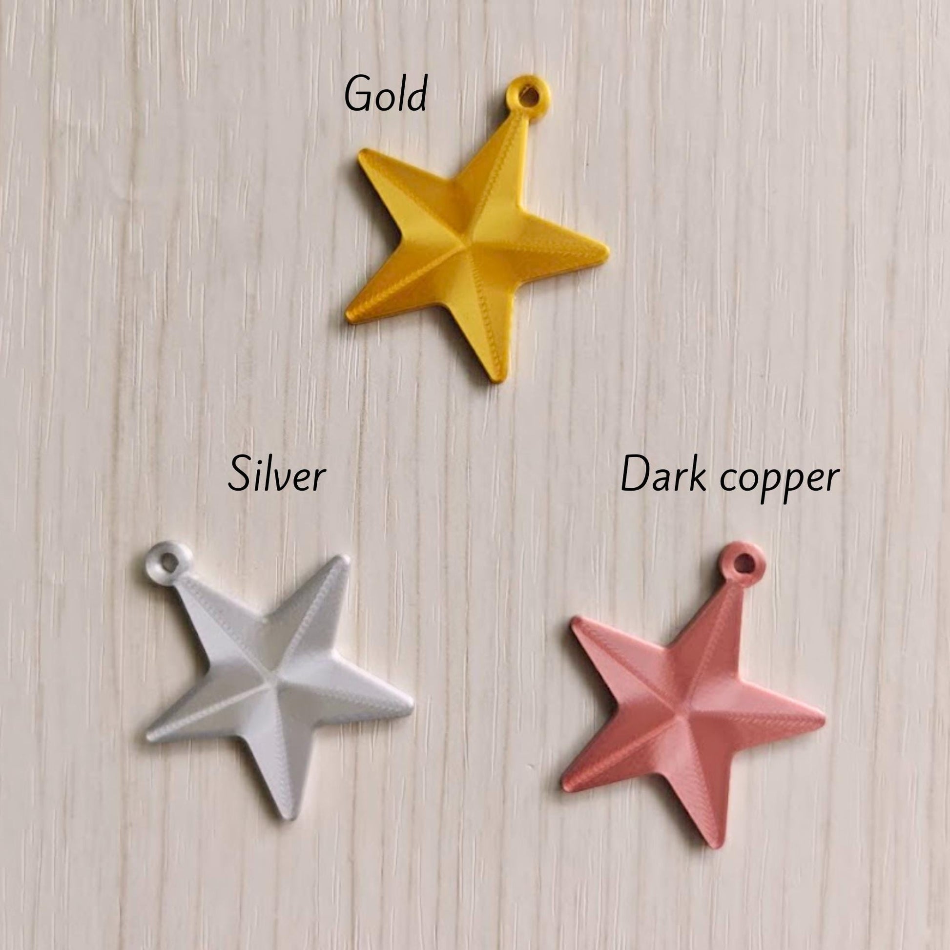 Christmas Keychains, Festive Holiday Charms, Snowflake Keychain, Christmas Tree, Star Pendant, 3d print