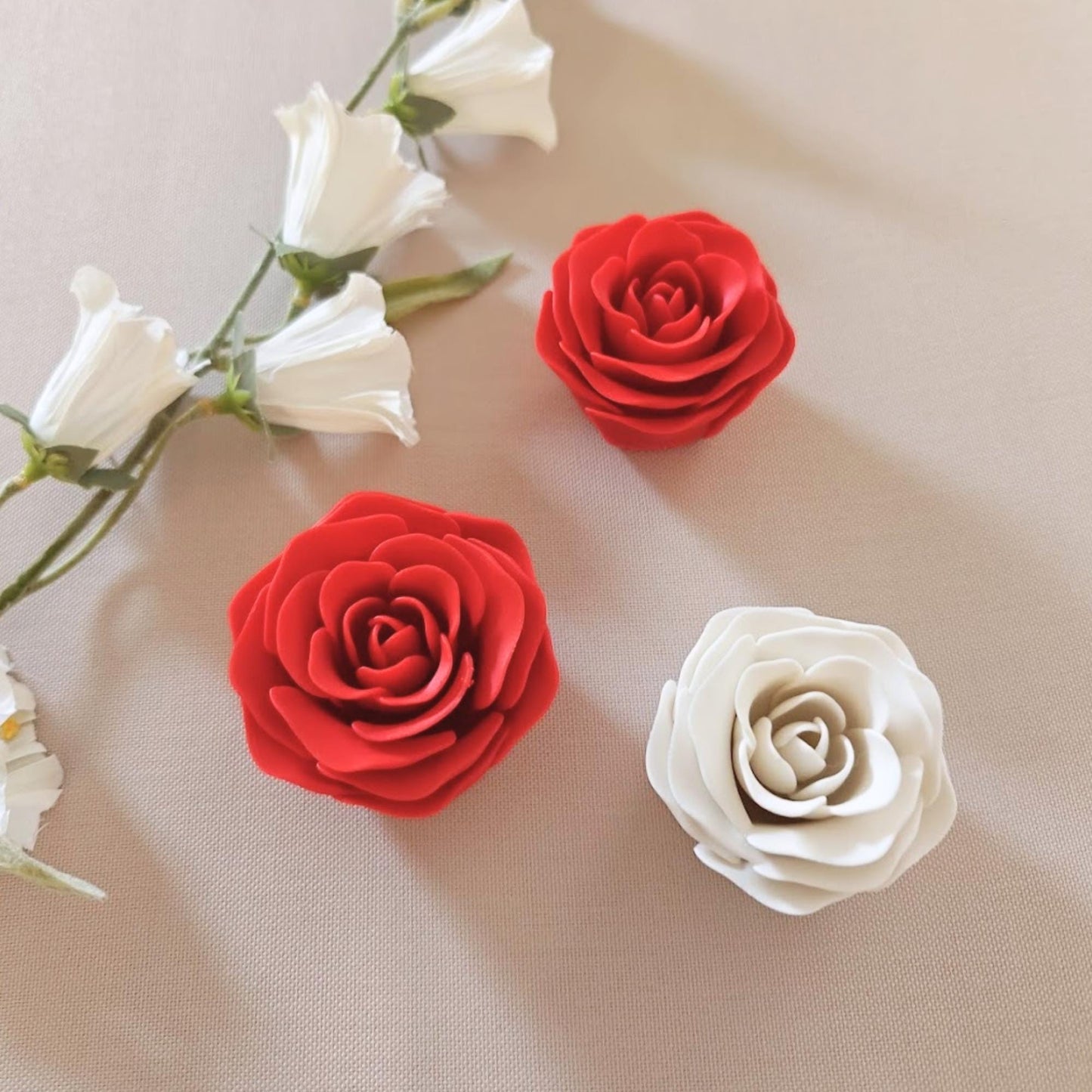 Decorative Roses, Romantic Home Decor, Valentine's Day Gift, 3d Printed Flowers
