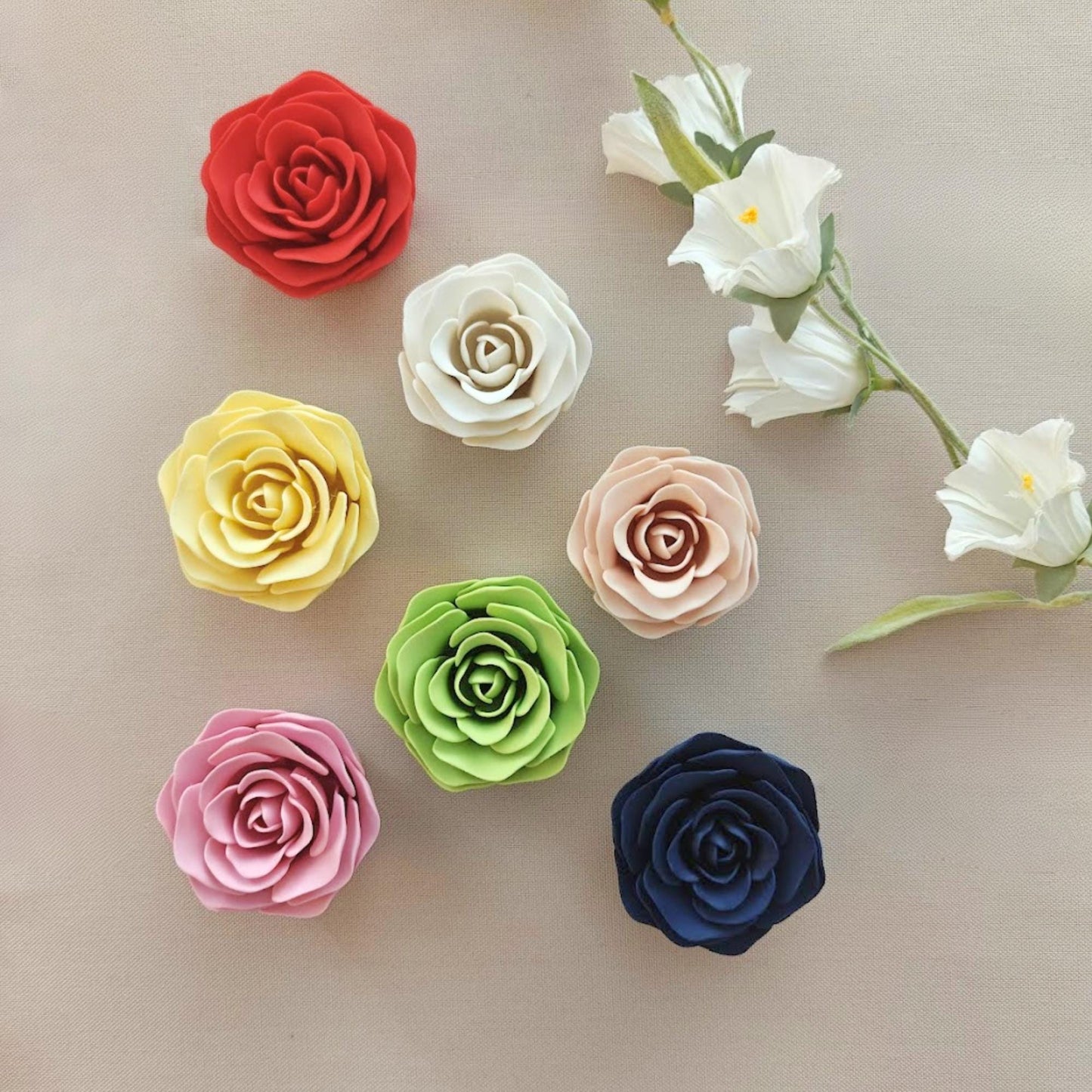 Timeless Rose Box, Forever in Bloom Decorative 3d Printed Gift Box with Hidden Storage, Faux Flowers