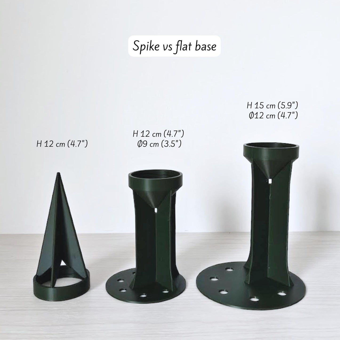 Modular Moss Pole Ø 6 cm (2.36"), Watering Reservoir or Cap, 3D Printed Extendable Plant Support System
