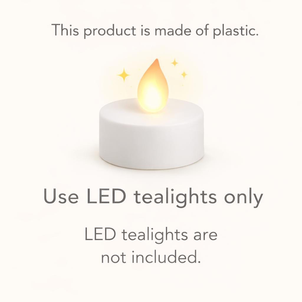 Glowing Easter Egg Decor, Translucent LED Tealight Holder, Spring Table Decoration, Housewarming Gift, 3d print