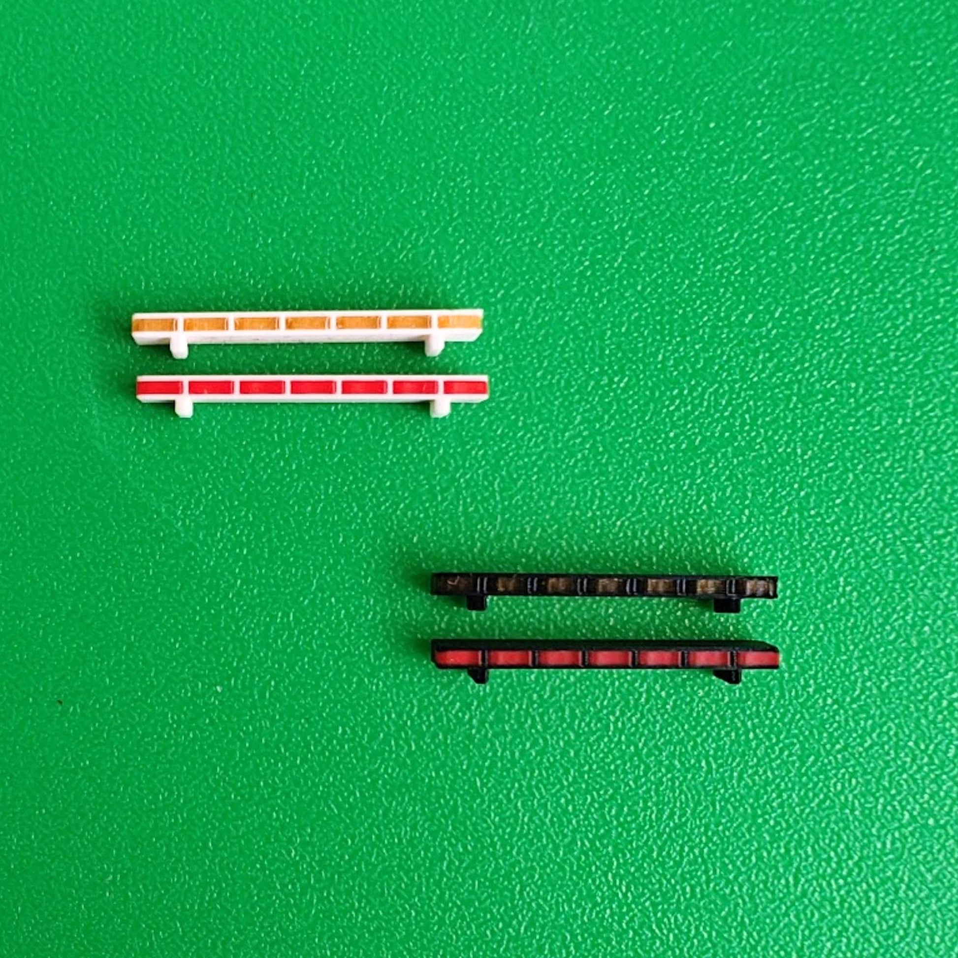 Roof light bar color variants white transparent red and black options