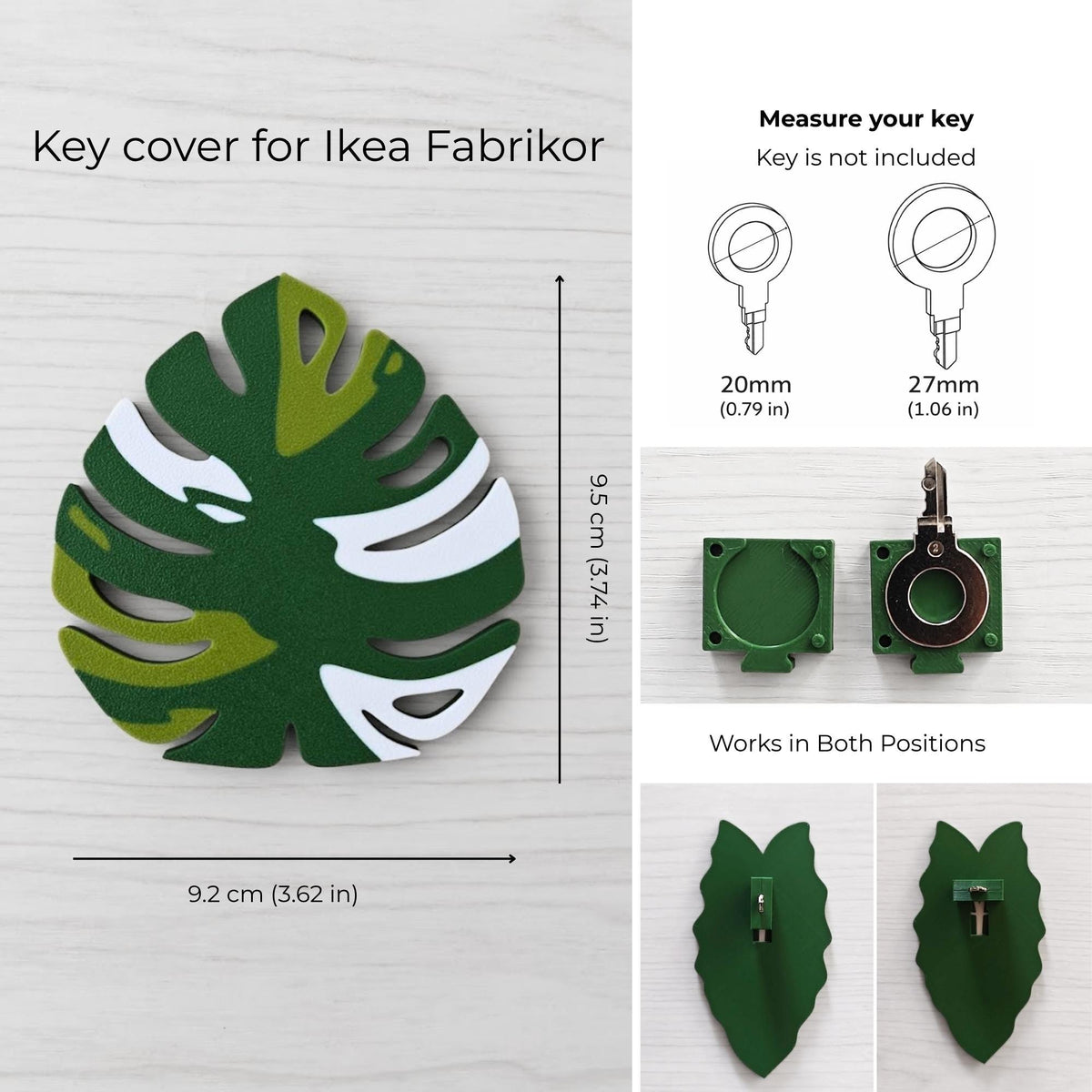 Monstera Fabrikor key cover, key not included