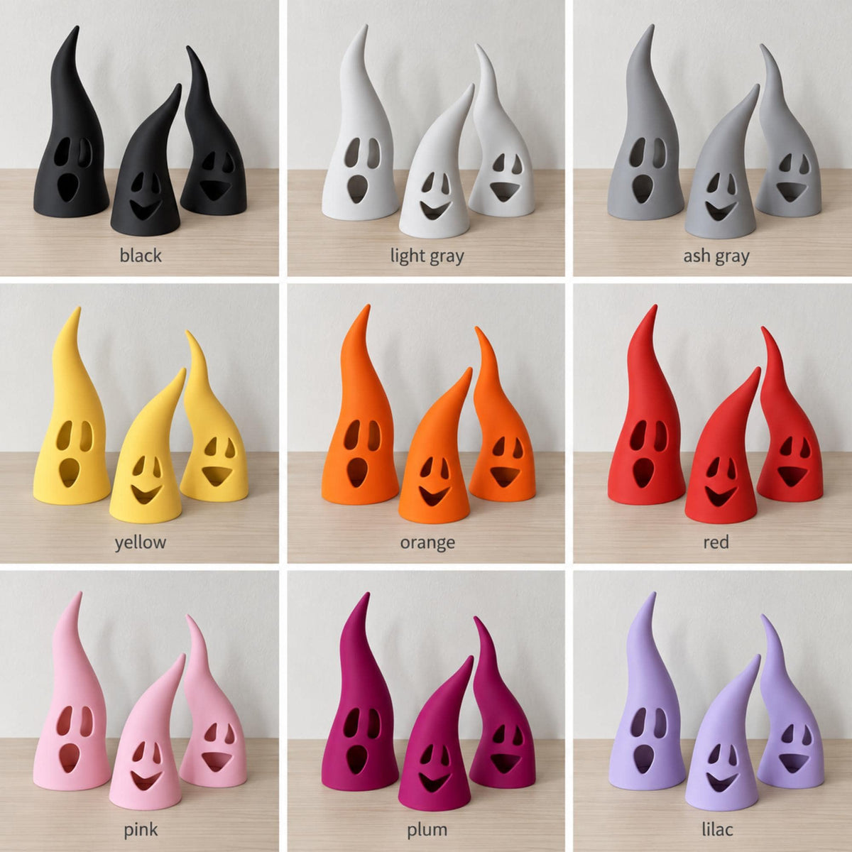 Ghost sets in various colors