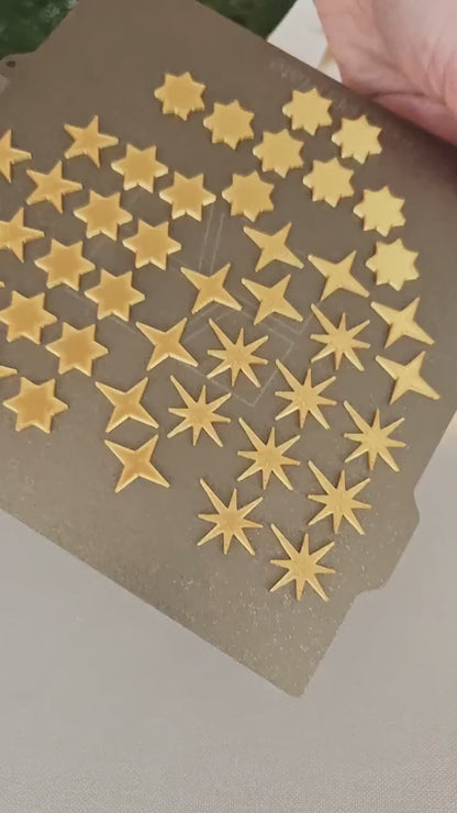 Star Confetti, 5 Shapes, 3D Printed Table Decor, Party Decorations, Holiday Wedding Birthday Scatter, Custom Colors Available, Gift Wrapping