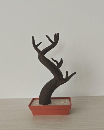 Bonsai Air Plant Holder, Tillandsia Display, 3D Printed Planter, Gift for Plant Lovers, 3D Printed